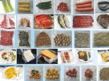 Vacuum packaged food samples