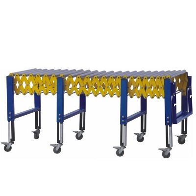 Extendable Gravity Roller Conveyor For Unloading Transport Carton